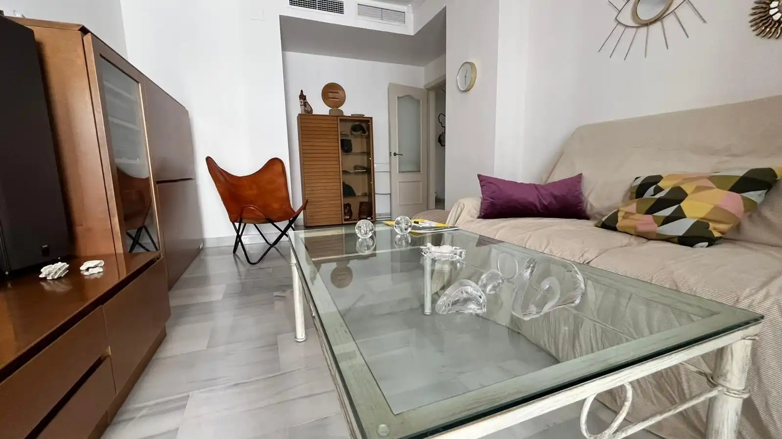 Sala de estar de Piso en venta en Sevilla con Aire acondicionado, Calefacción y Terraza
