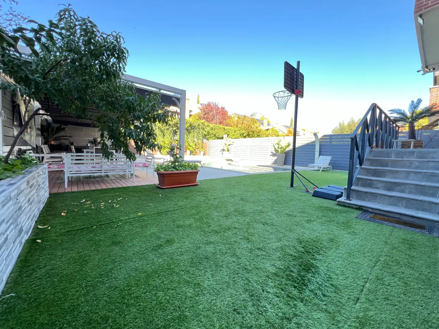 Terrassa de Casa o xalet en venda en Rivas-Vaciamadrid amb Aire condicionat, Calefacció i Jardí privat