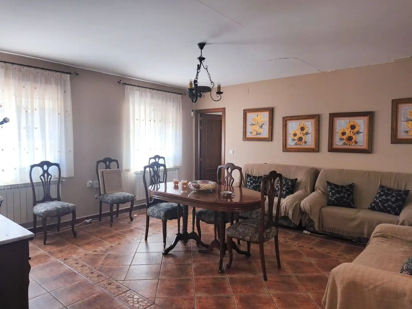 Menjador de Casa o xalet en venda en Brazatortas amb Aire condicionat, Calefacció i Jardí privat