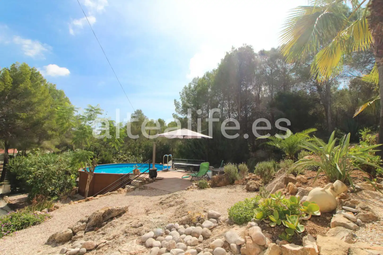 Jardí de Casa o xalet en venda en Altea amb Aire condicionat, Jardí privat i Terrassa