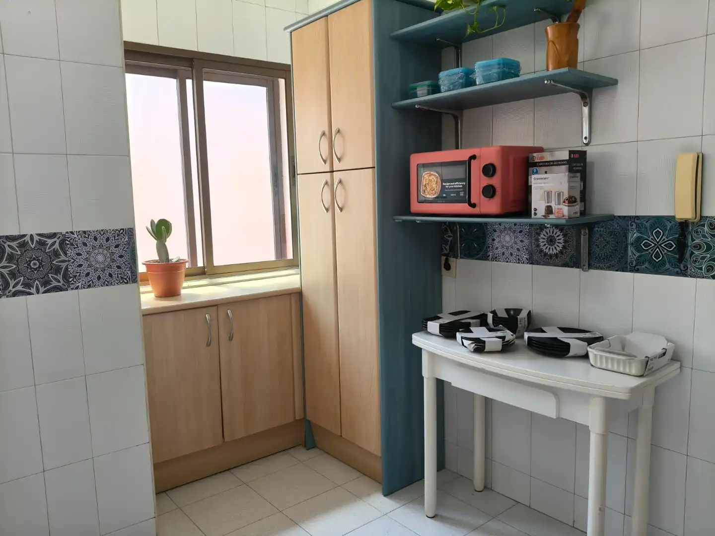 Cuina de Pis de lloguer en Málaga amb Aire condicionat, Calefacció i Terrassa