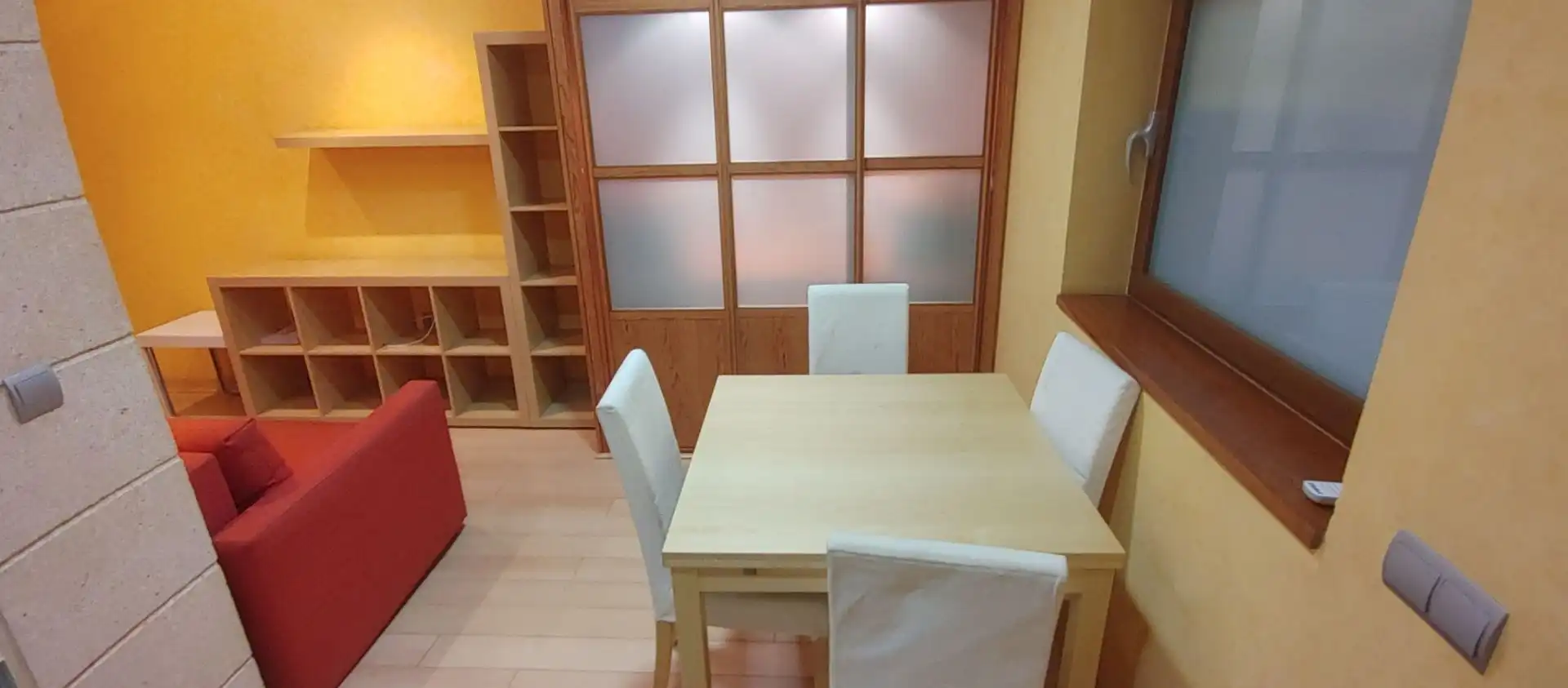 Dining room of Study for rent in Madrid  with Air Conditioner, Heating and Furnished