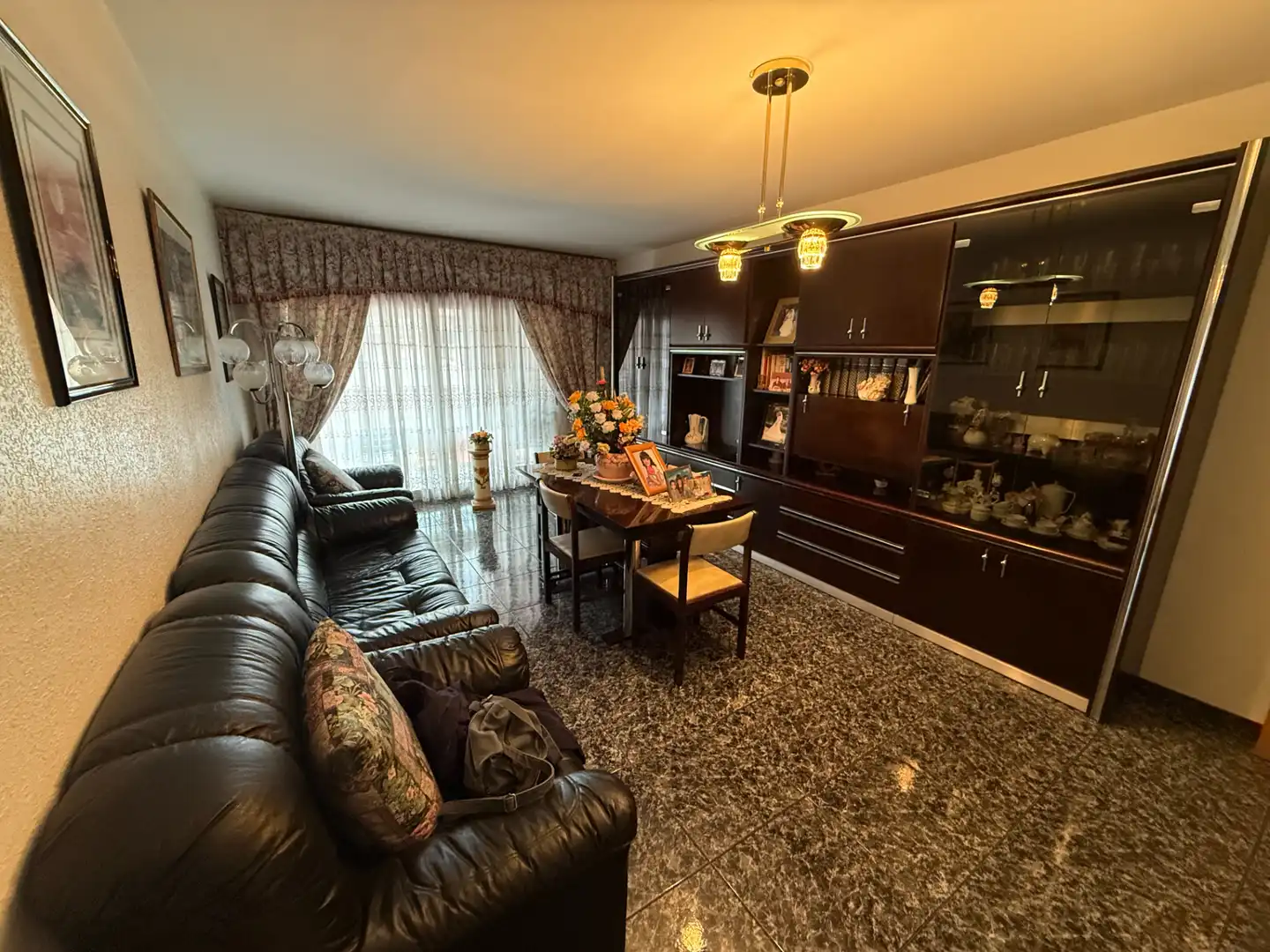 Wohnzimmer von Wohnung zum Verkauf in Terrassa mit Klimaanlage, Heizung und Terrasse