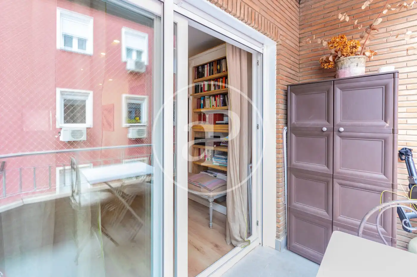 Balcony of Flat for sale in Madrid  with Air Conditioner, Heating and Terrace