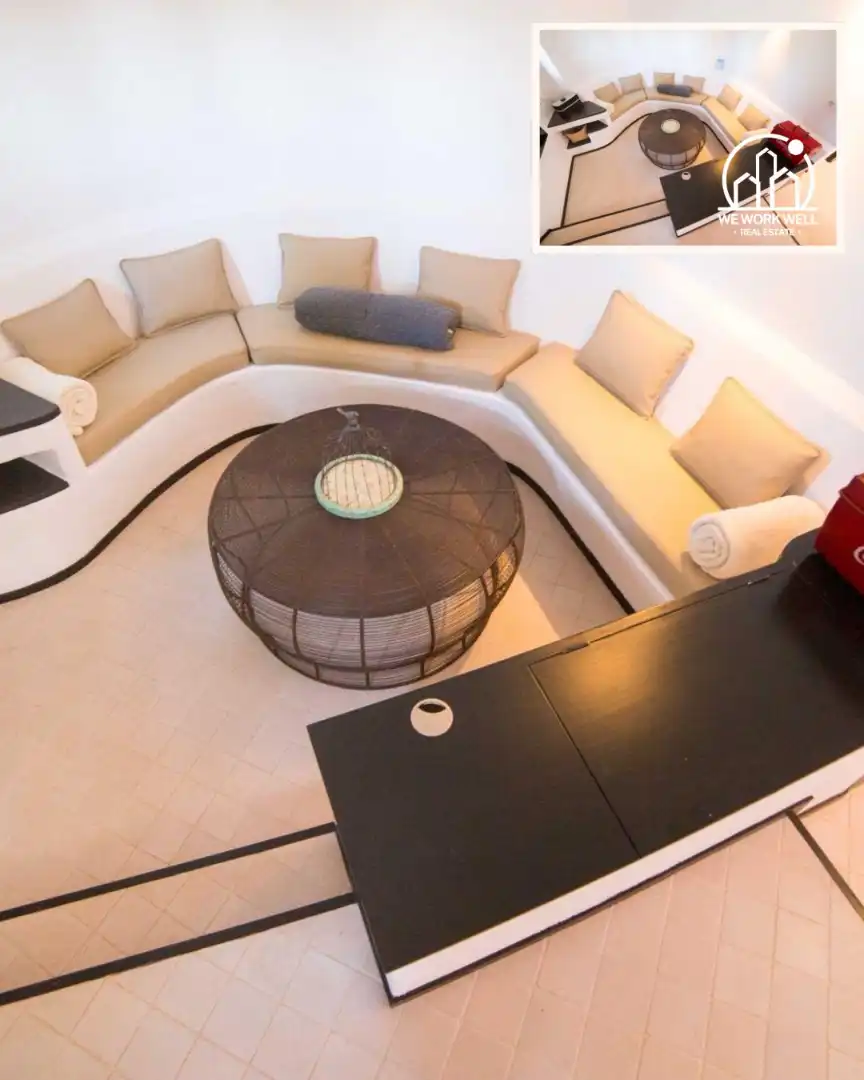 Sala d'estar de Casa o xalet en venda en La Oliva amb Aire condicionat, Jardí privat i Parquet