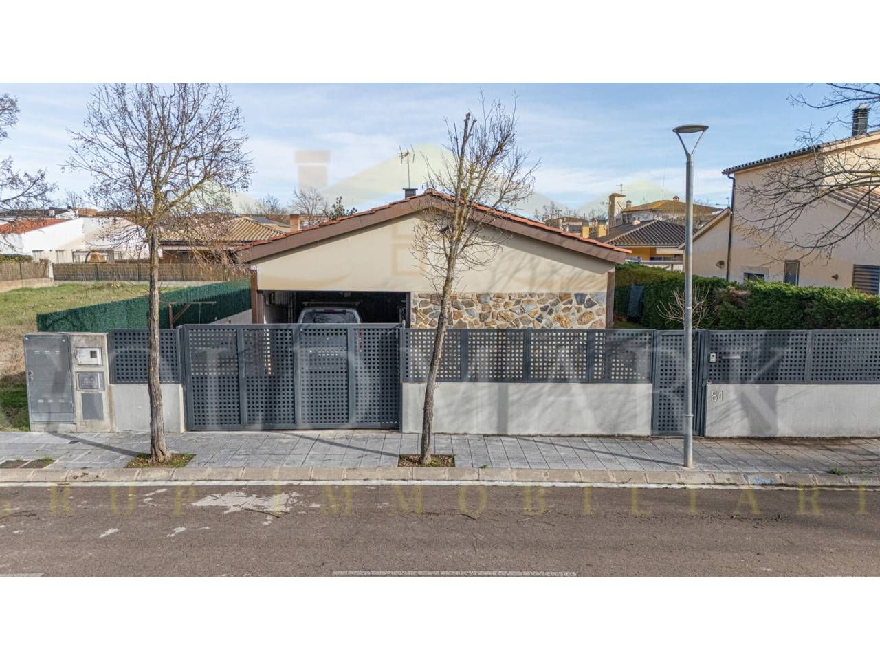 Vista exterior de Casa o xalet en venda en Santa Coloma de Farners amb Aire condicionat, Calefacció i Jardí privat