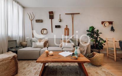 Sala d'estar de Apartament de lloguer en  Barcelona Capital amb Aire condicionat, Calefacció i Terrassa