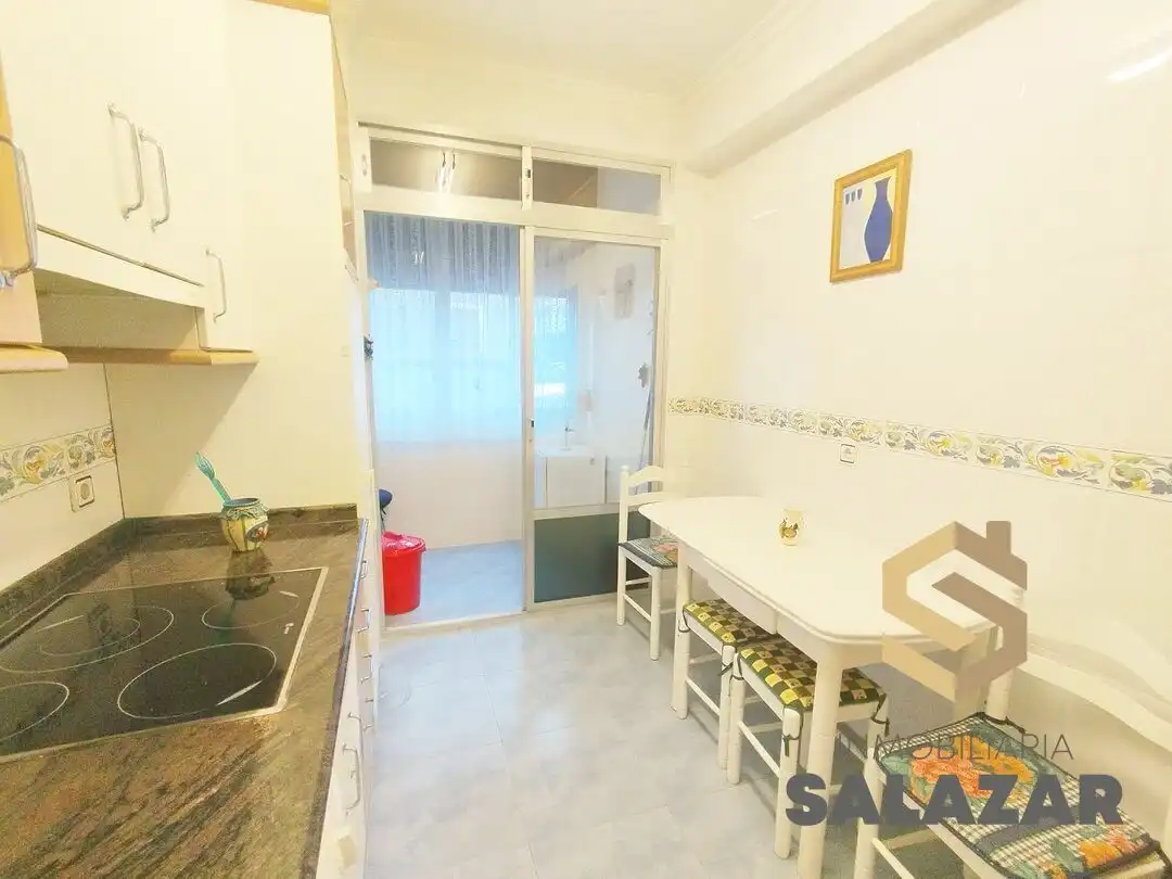 Kitchen of Flat for sale in Bilbao   with Heating, Terrace and Balcony