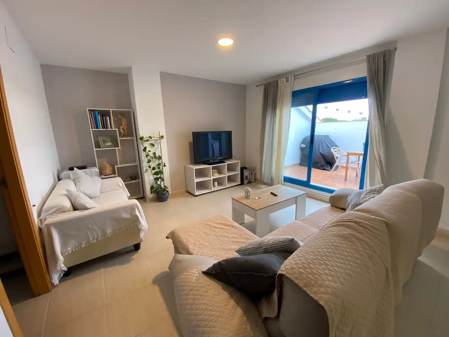 Sala de estar de Ático en venta en Benissa con Calefacción y Terraza