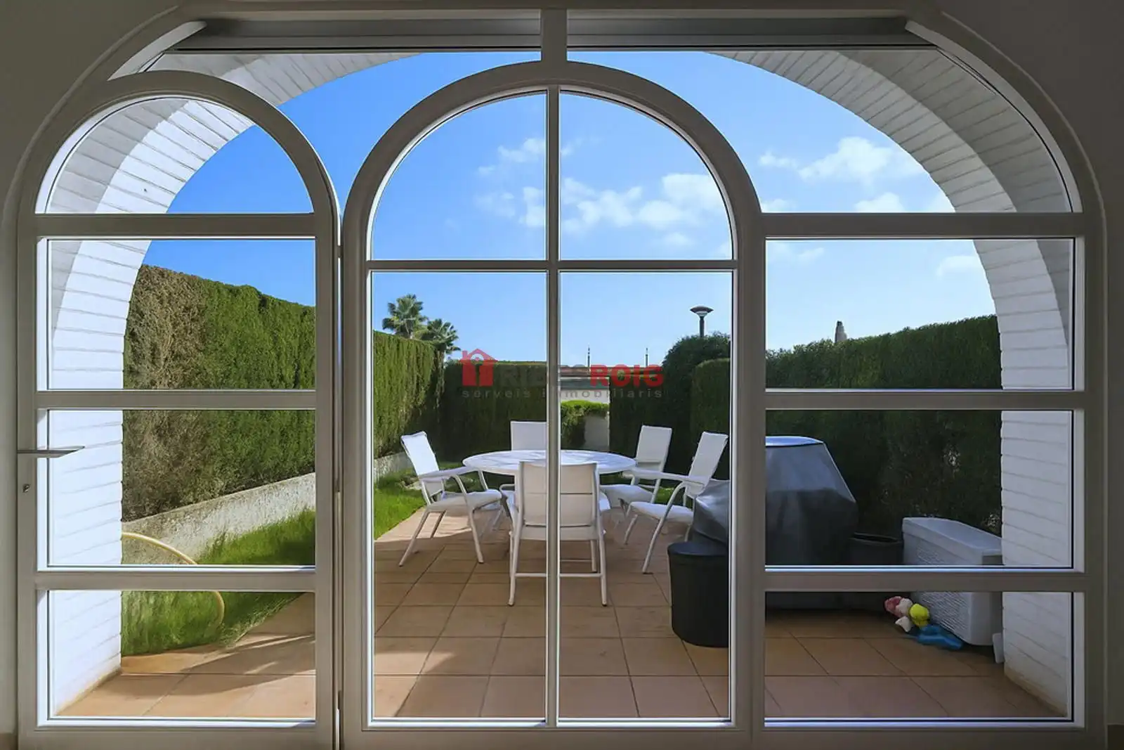 Terrace of Detached homes for sale in Sant Pere de Ribes  with Air Conditioner, Heating and Private garden