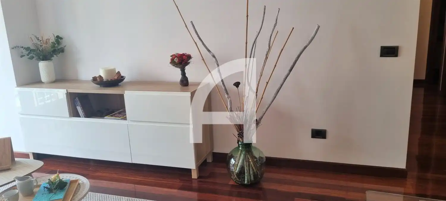 Sala de estar de Piso de alquiler en Vigo  con Calefacción, Trastero y Amueblado