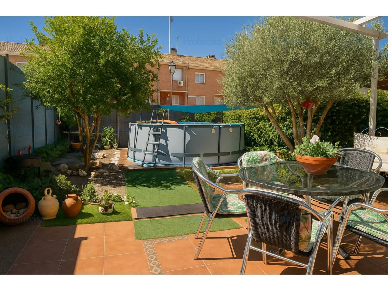 Jardín de Casa adosada en venta en Moraleja de Enmedio con Aire acondicionado y Calefacción