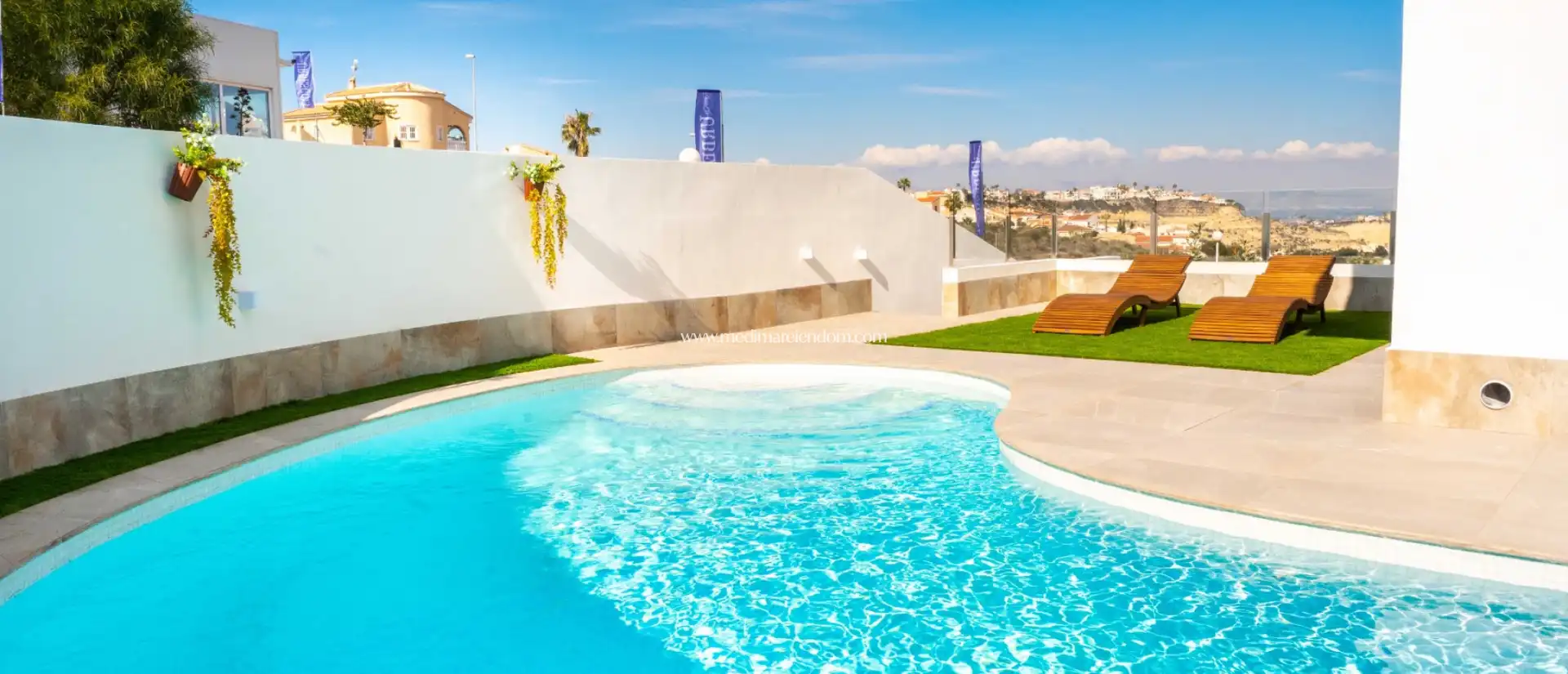 Piscina de Casa o xalet en venda en Rojales amb Aire condicionat, Calefacció i Jardí privat