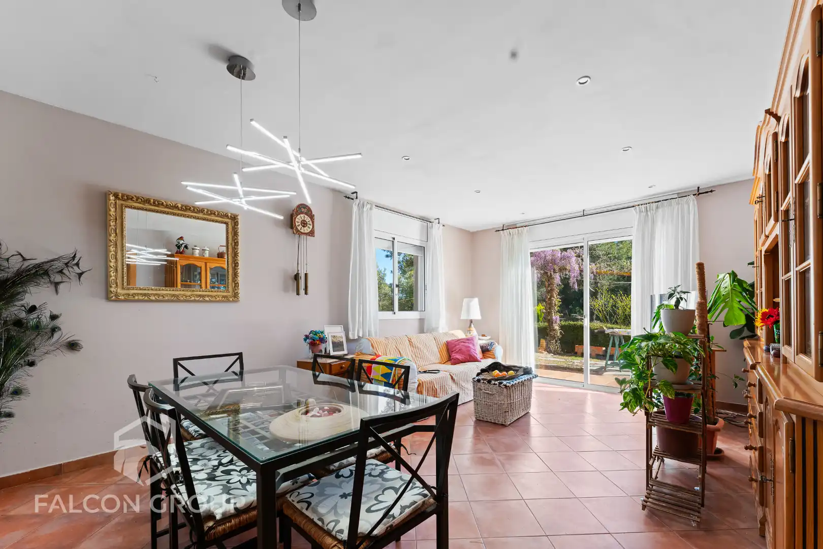 Sala de estar de Casa o chalet en venta en Querol con Jardín privado, Terraza y Trastero