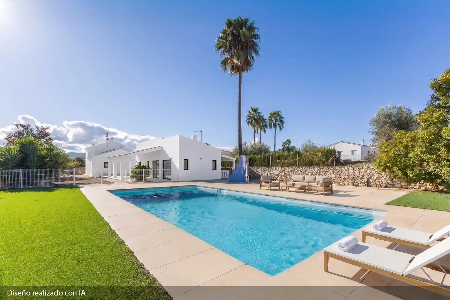 Vista exterior de Casa o xalet en venda en Ontinyent amb Aire condicionat, Calefacció i Jardí privat