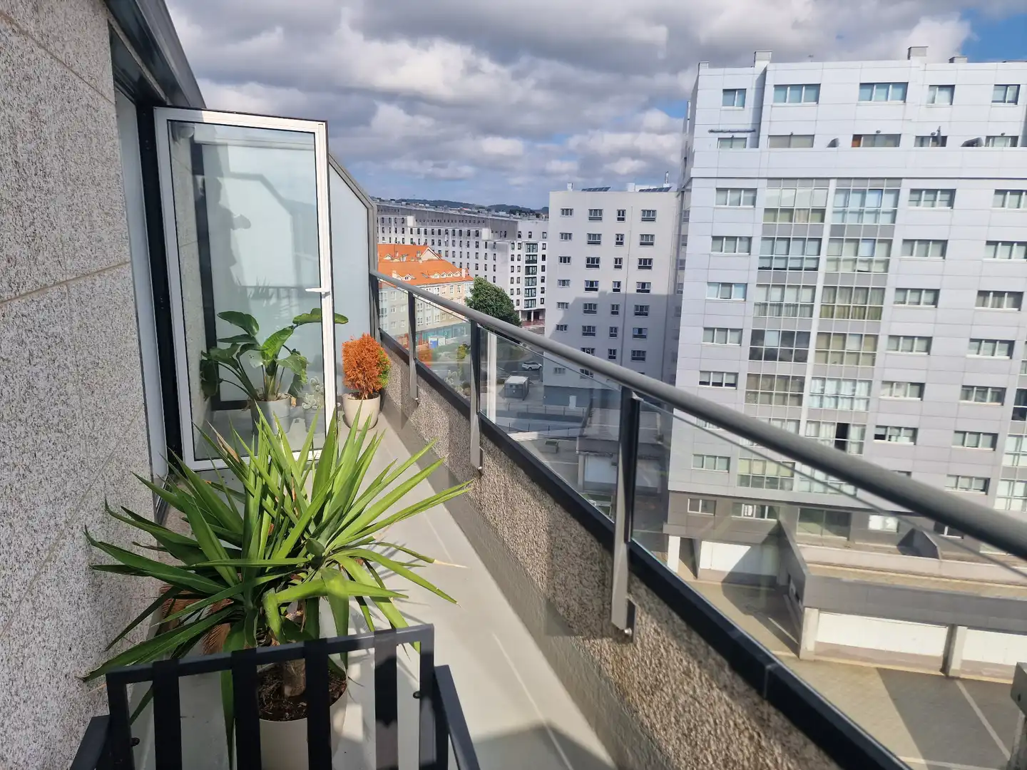 Balcony of Duplexes for sale in Narón  with Heating, Terrace and Storage room