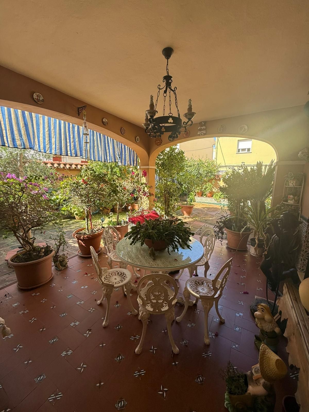 Terrace of Single-family semi-detached for sale in Algeciras