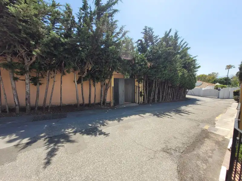 Exterior view of Houses for sale in Marbella  with Air Conditioner, Terrace and Storage room