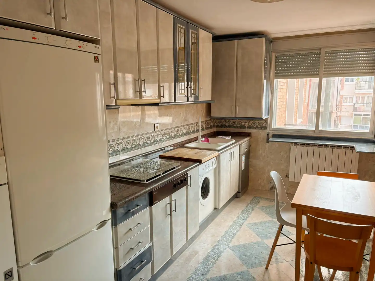 Kitchen of Flat for sale in Palencia  with Heating, Terrace and Furnished