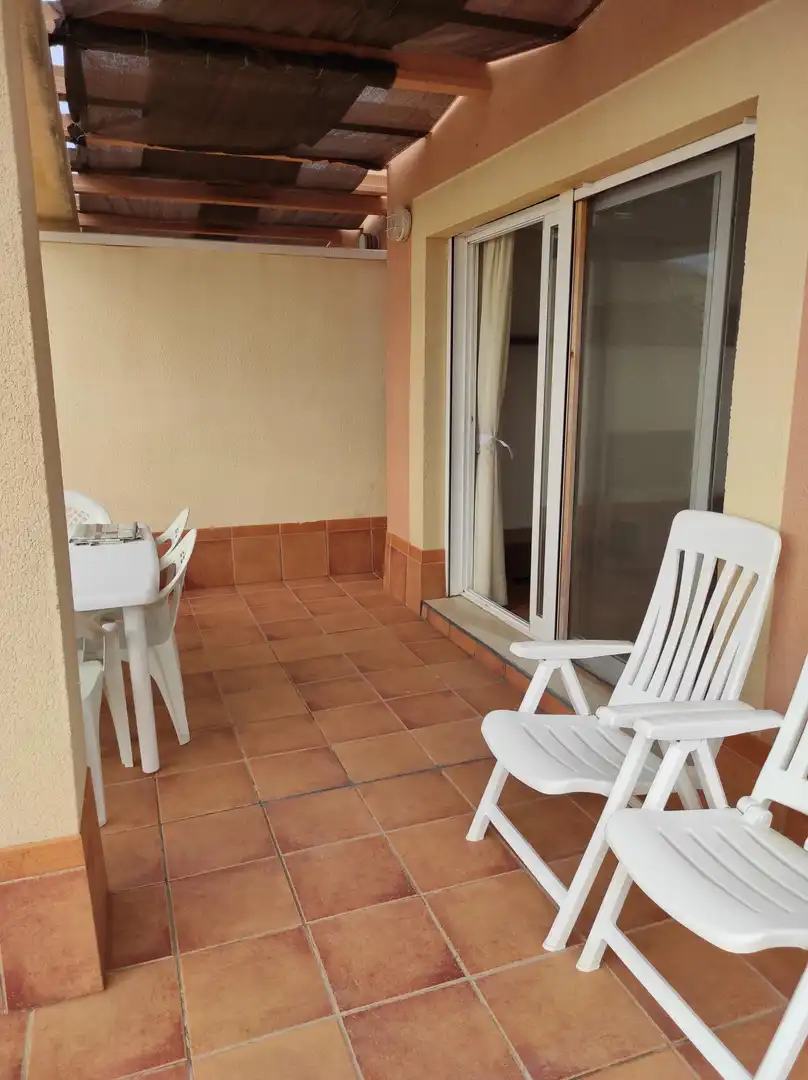 Terrasse von Dachboden zur Miete in Moncofa mit Klimaanlage, Terrasse und Abstellraum