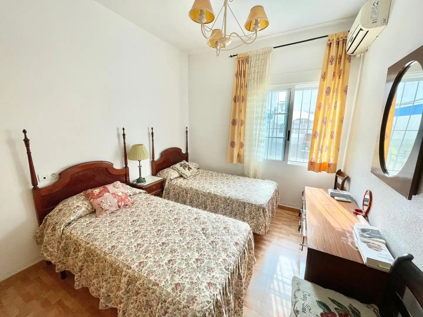 Dormitori de Casa o xalet de lloguer en San Javier amb Aire condicionat, Terrassa i Moblat