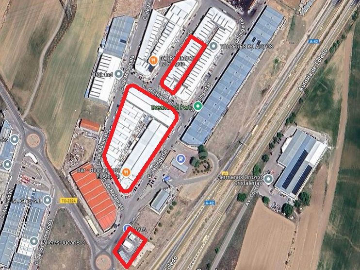 Exterior view of Industrial buildings for sale in Yuncler