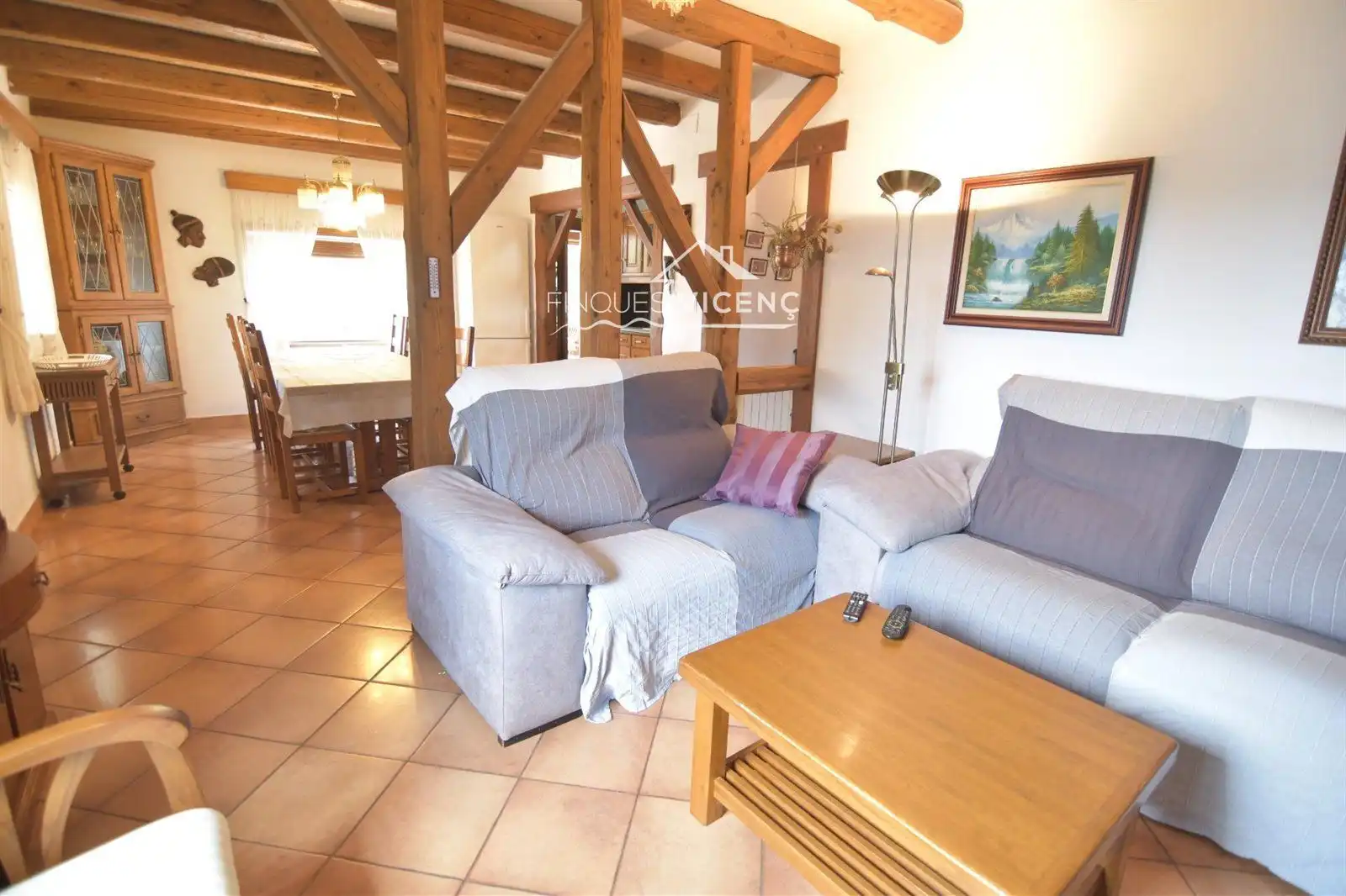 Sala de estar de Casa o chalet en venta en El Montmell con Terraza y Piscina