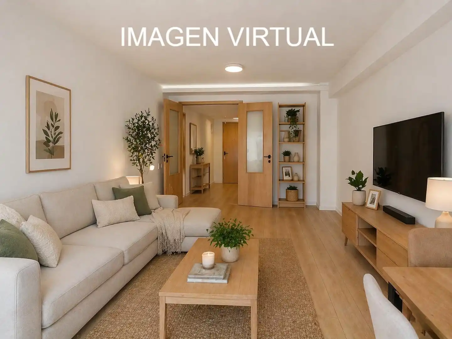 Sala de estar de Piso en venta en  Valencia Capital con Trastero y Balcón