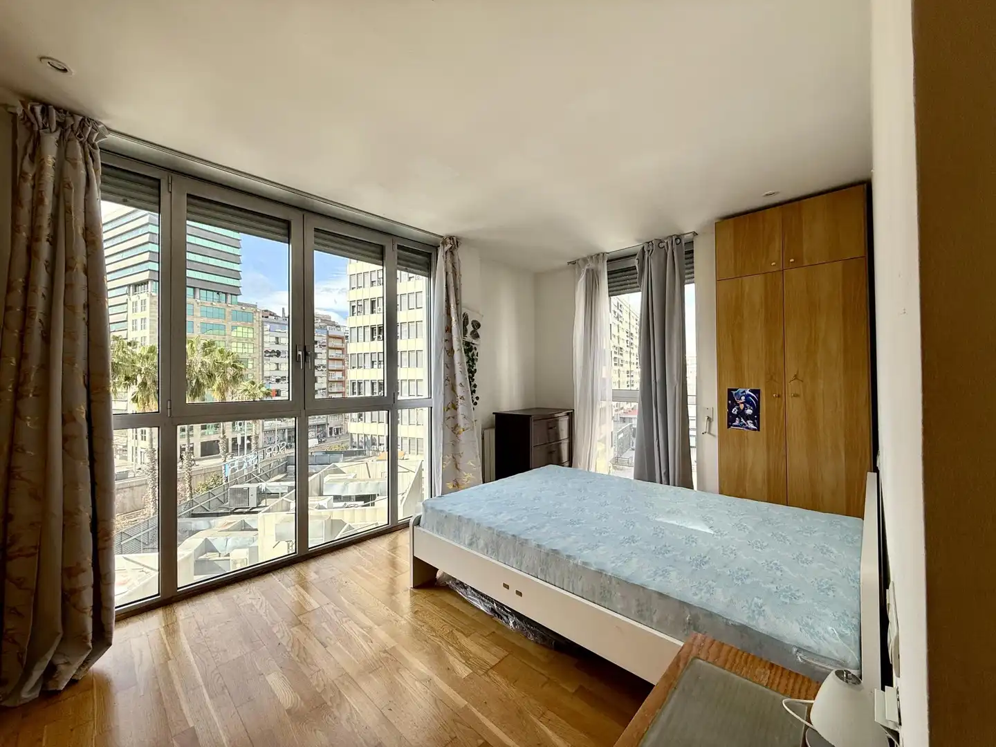 Schlafzimmer von Wohnung zum Verkauf in Barcelona mit Heizung und Parkett
