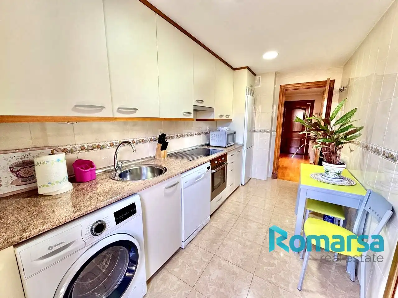 Kitchen of Flat for sale in Ávila  with Heating, Terrace and Furnished