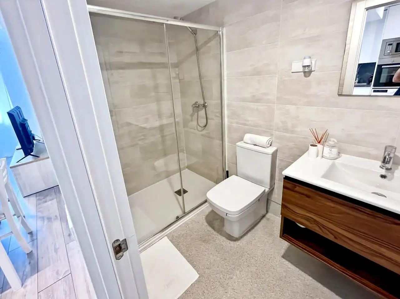 Bany de Apartament en venda en Alcobendas amb Aire condicionat i Moblat