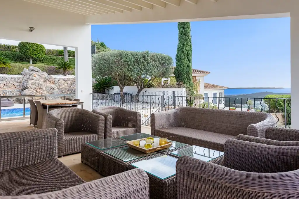 Terrasse von Haus oder Chalet zur Miete in  Palma de Mallorca mit Klimaanlage, Privatgarten und Terrasse
