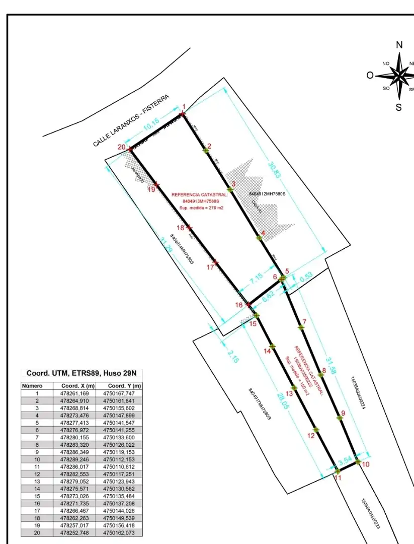 Land for sale in Fisterra