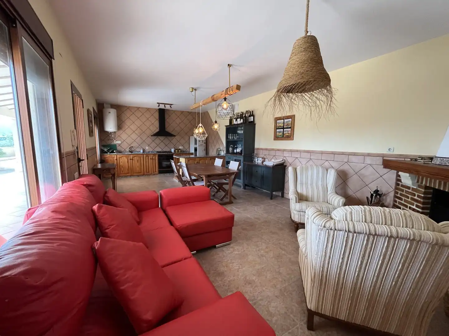Sala d'estar de Casa o xalet en venda en Ontinyent amb Aire condicionat, Calefacció i Jardí privat