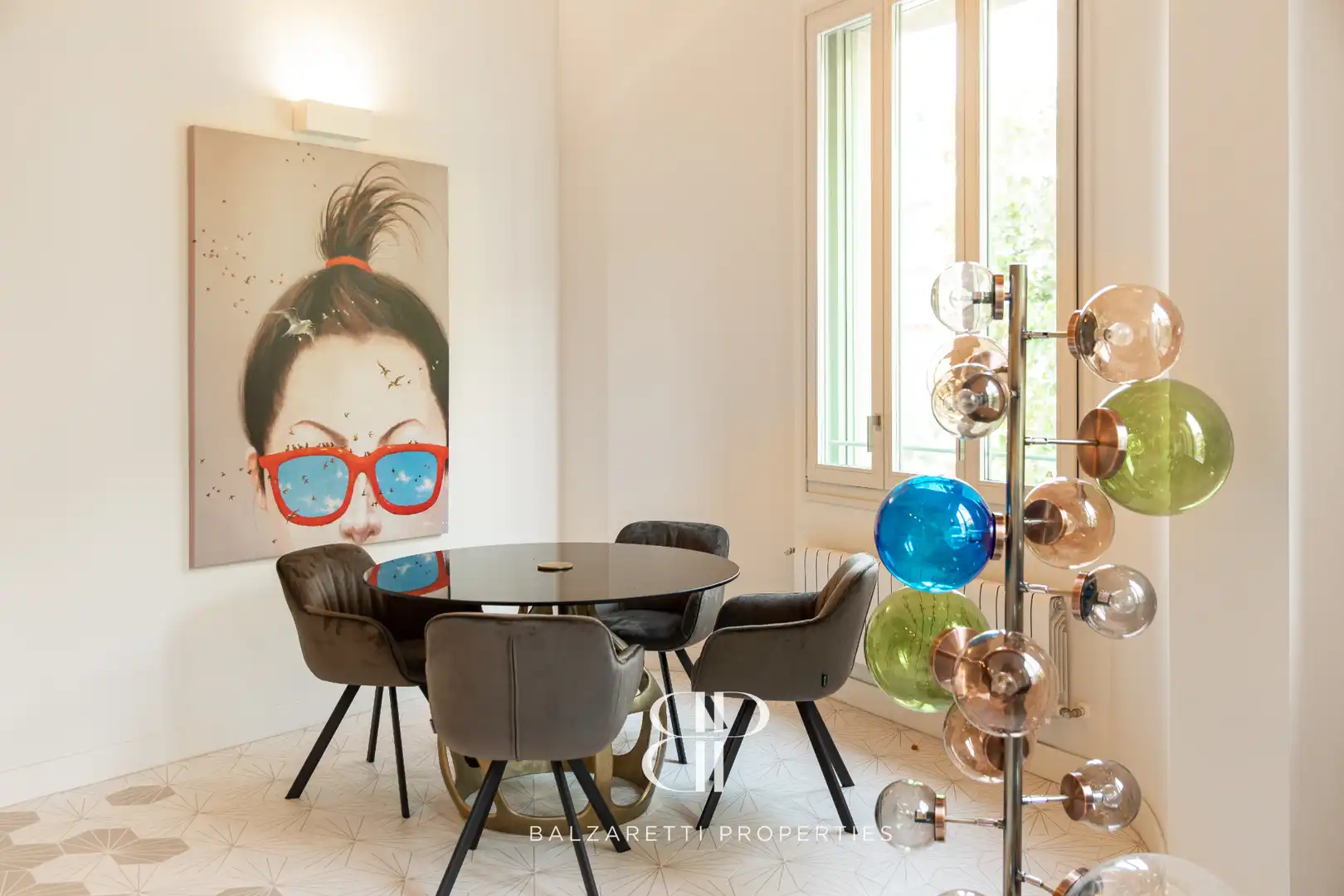Esszimmer von Wohnung zur Miete in Barcelona mit Klimaanlage, Heizung und Möbliert