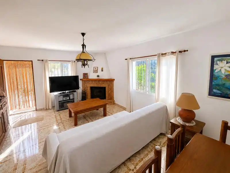 Wohnzimmer von Country house zum Verkauf in Málaga mit Klimaanlage, Heizung und Privatgarten