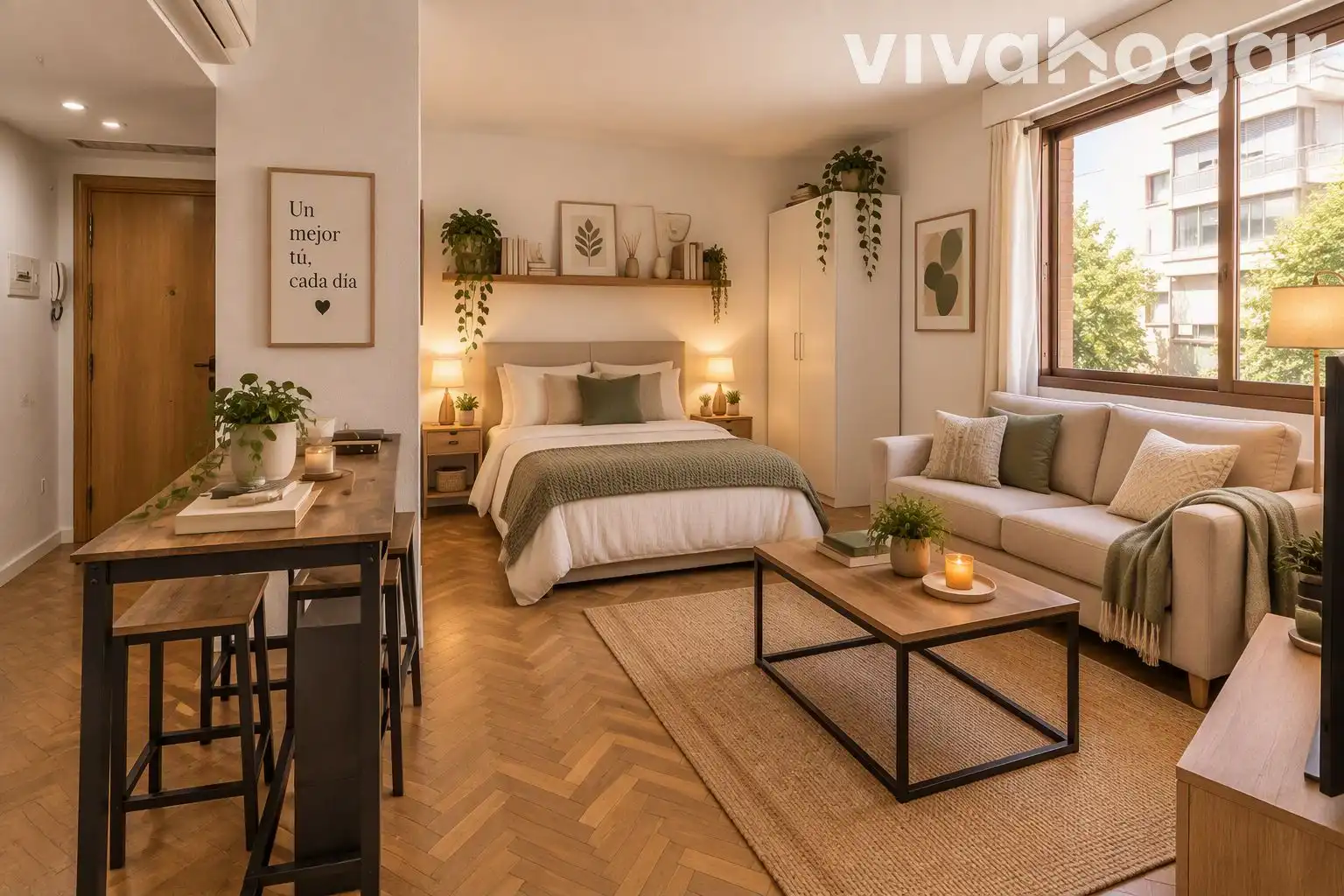 Sala d'estar de Pis en venda en Madrid amb Aire condicionat, Calefacció i Moblat