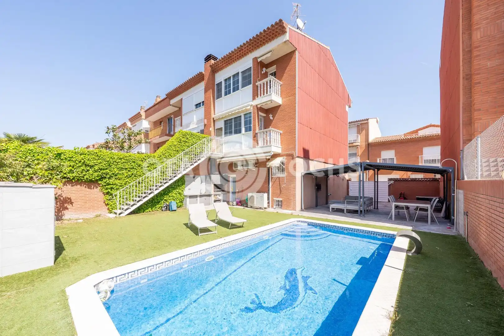 Piscina de Casa adosada en venta en Cambrils con Aire acondicionado, Jardín privado y Piscina
