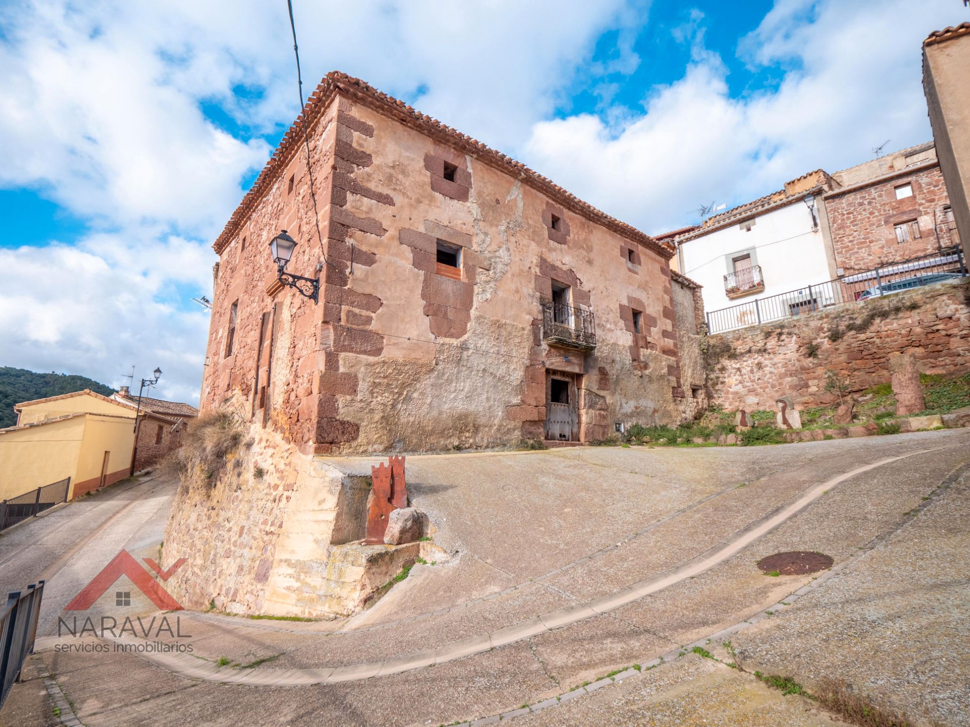 Exterior view of Country house for sale in Mues  with Balcony