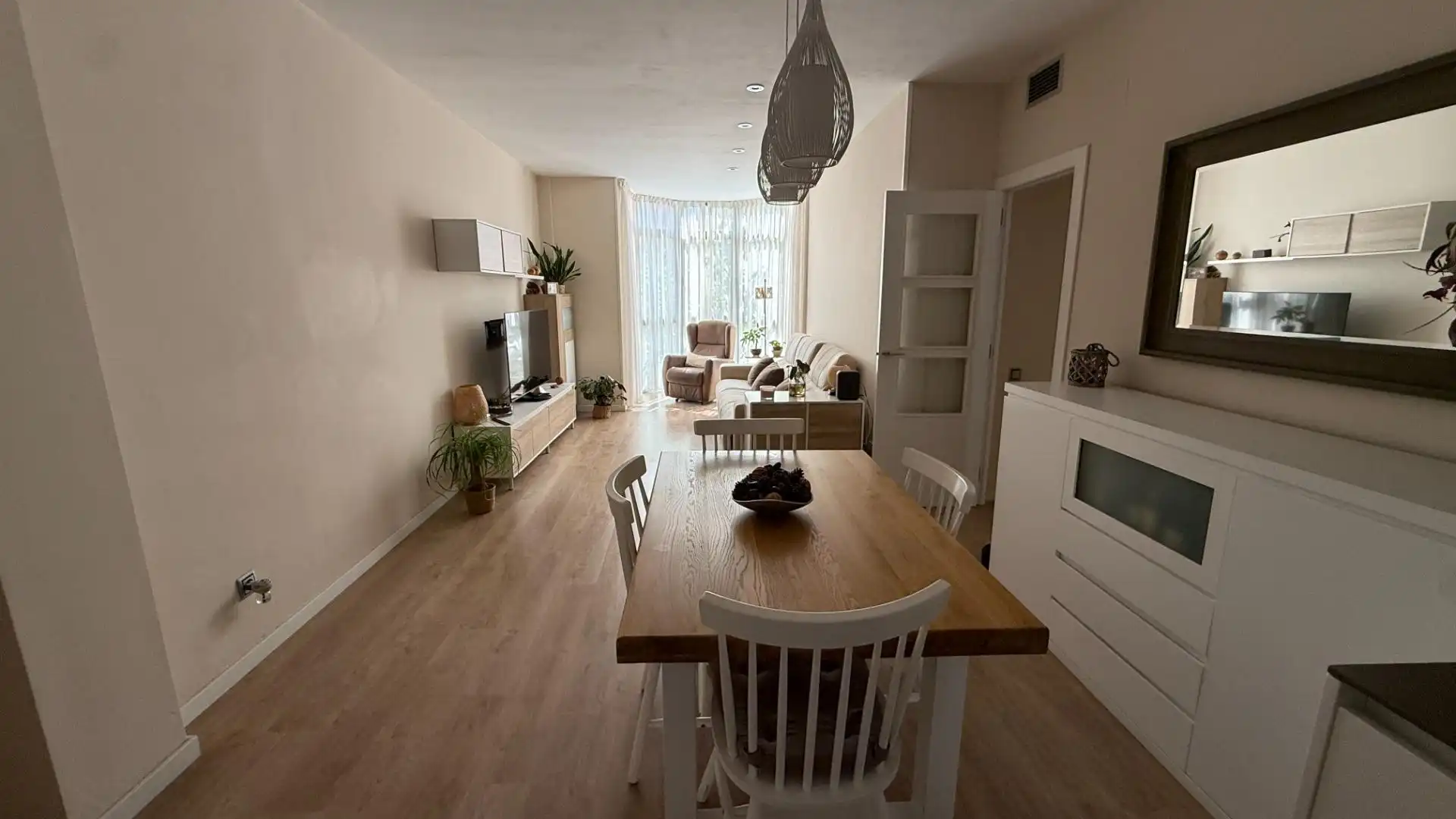 Living room of Flat for sale in Barcelona  with Air Conditioner, Heating and Parquet flooring