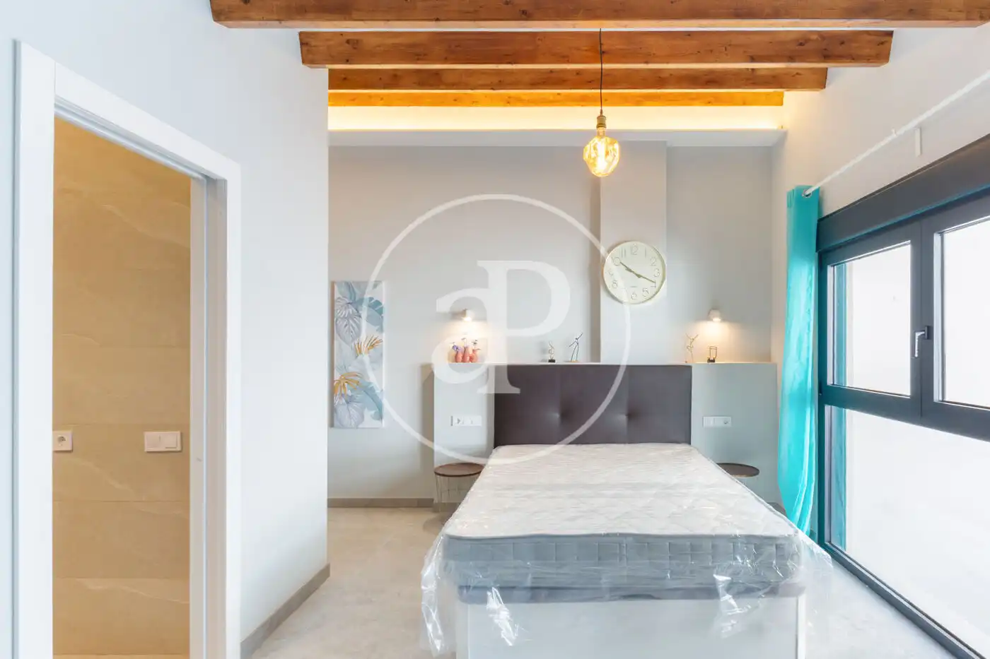 Schlafzimmer von Maisonette zum Verkauf in Valencia mit Klimaanlage, Heizung und Privatgarten