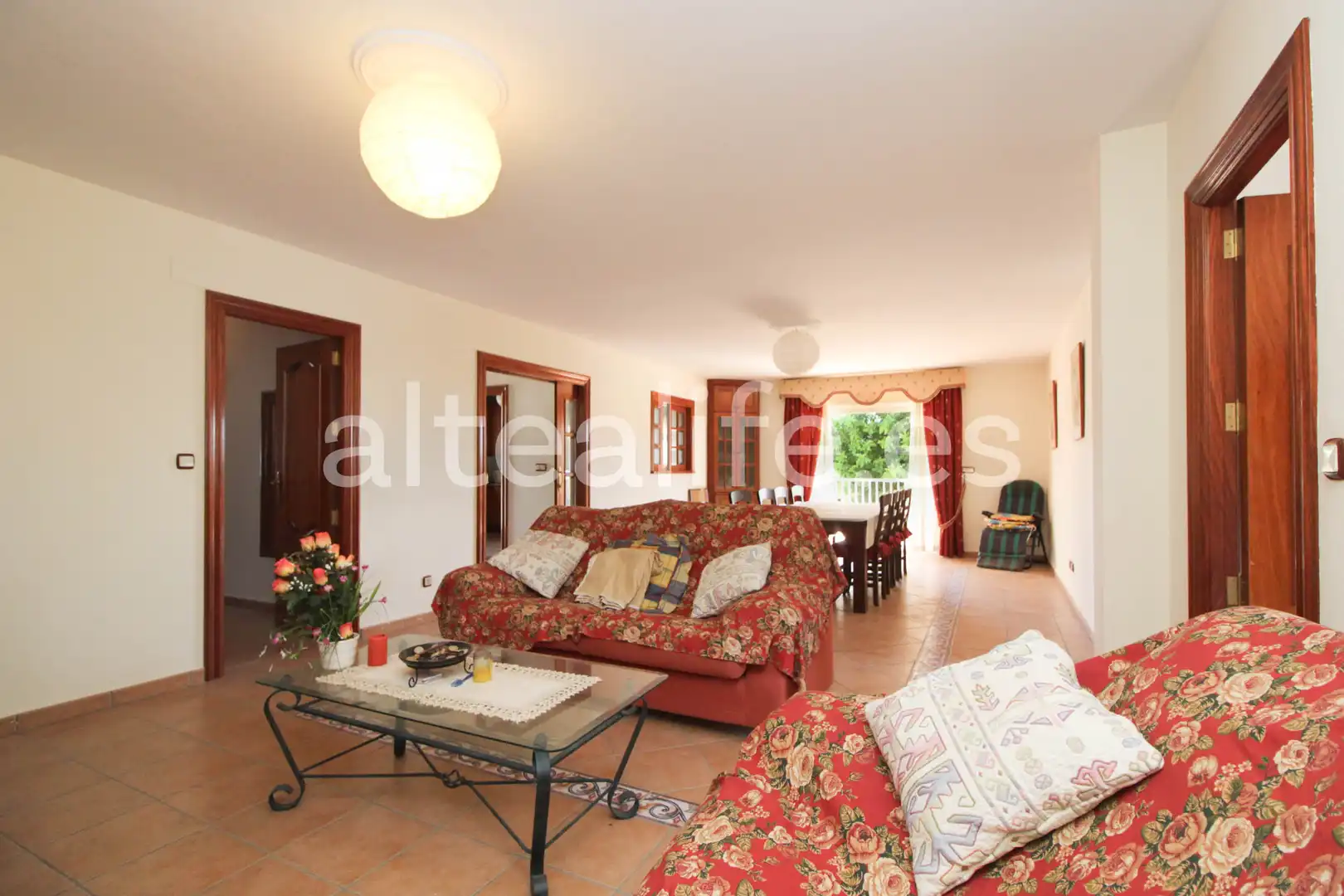 Wohnzimmer von Haus oder Chalet zum Verkauf in La Nucia mit Privatgarten, Terrasse und Abstellraum