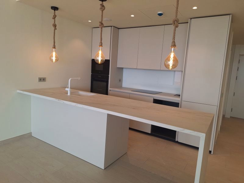 Kitchen of Flat for sale in Mijas  with Air Conditioner, Heating and Terrace