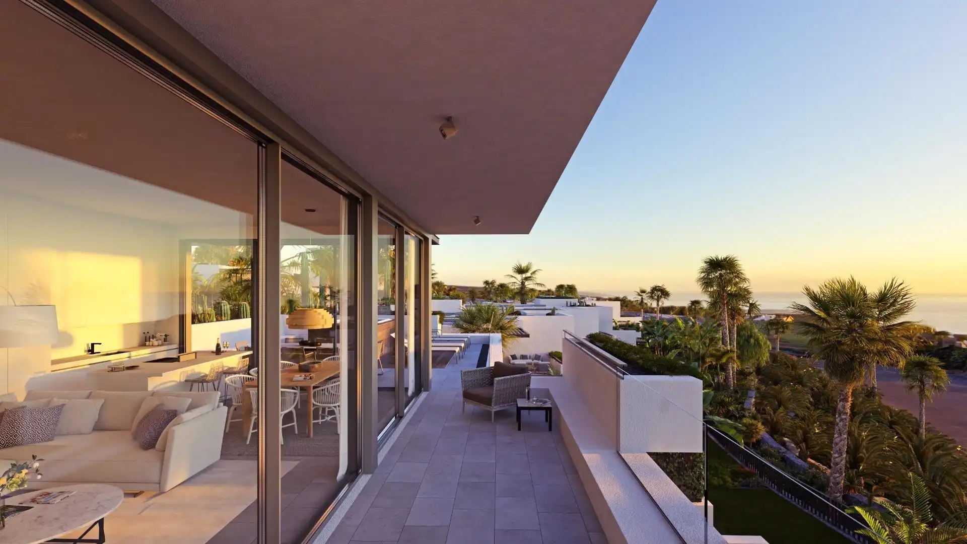 Terrasse von Maisonette zum Verkauf in Guía de Isora mit Klimaanlage, Terrasse und Abstellraum