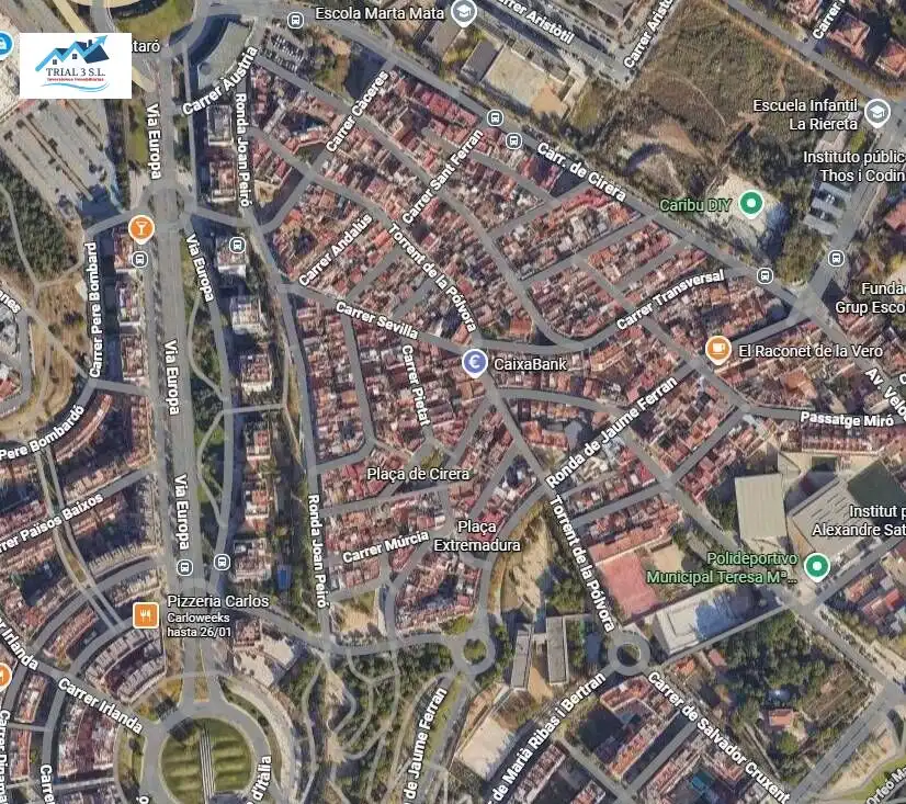 Vista exterior de Piso en venta en Mataró