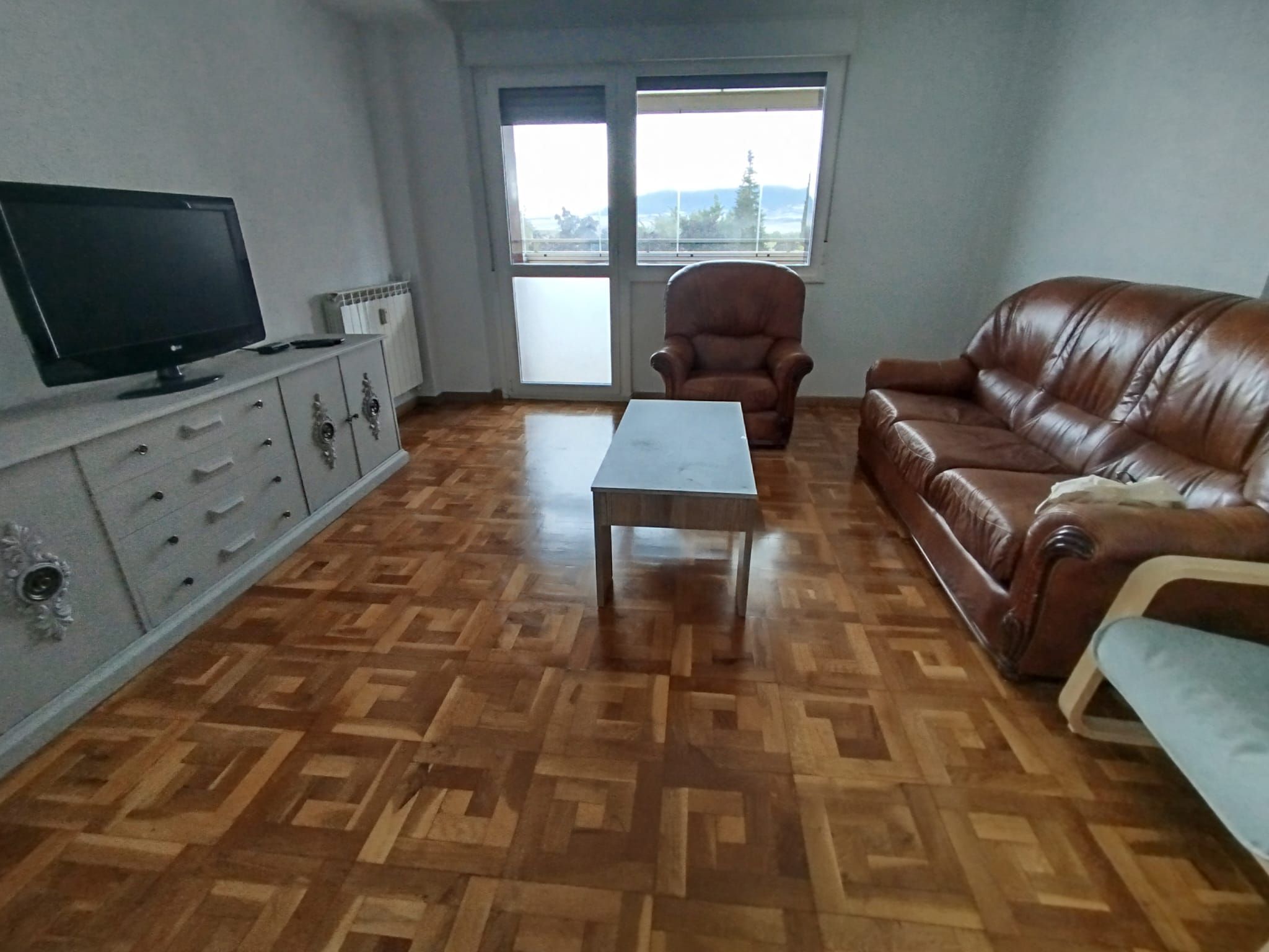 Living room of Flat to rent in  Pamplona / Iruña  with Heating, Terrace and Furnished