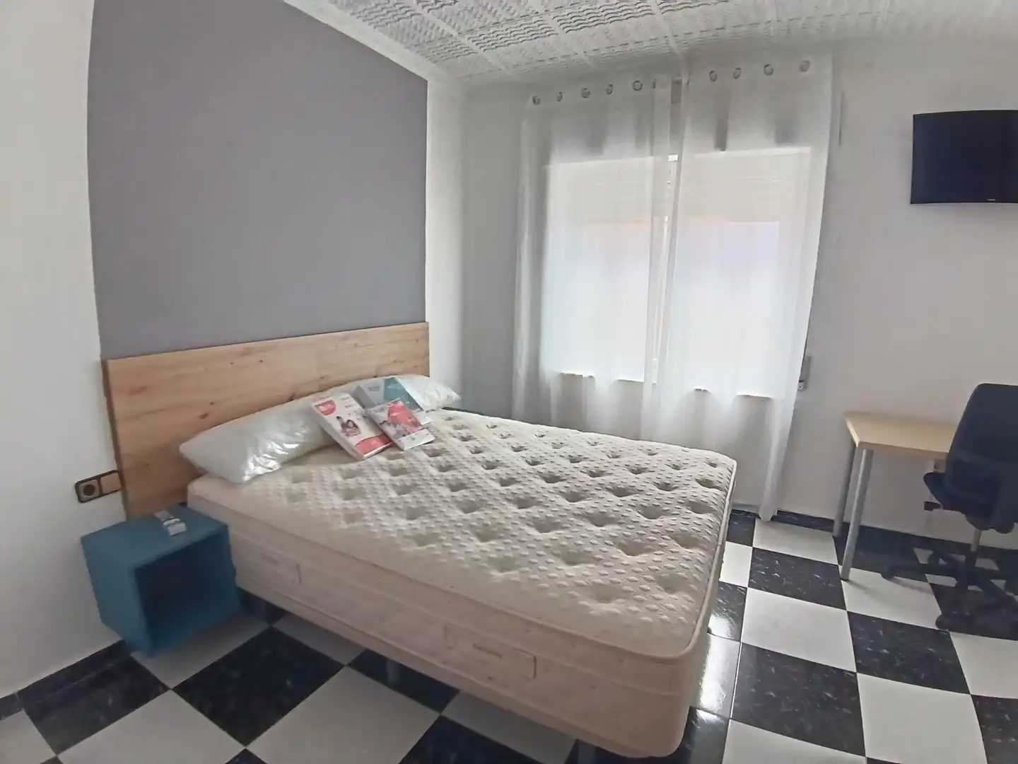 Bedroom of Flat for rent in Cartagena  with Terrace, Furnished and Balcony