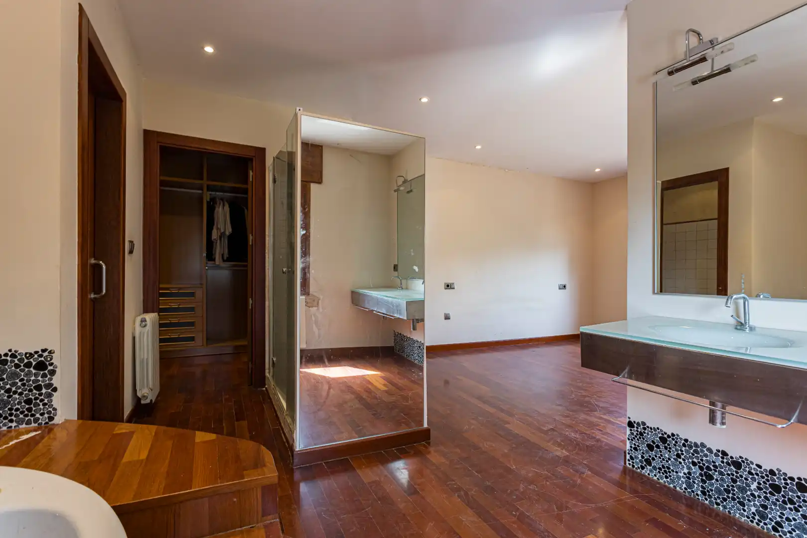 Dormitori de Casa adosada en venda en Murcia amb Jardí privat, Parquet i Terrassa