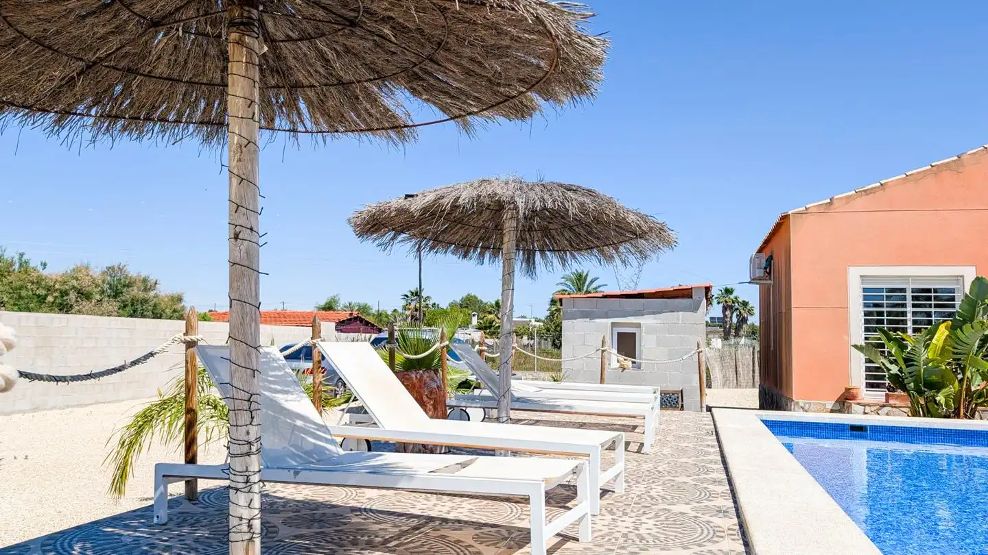 Terrassa de Casa o xalet en venda en Elche / Elx amb Aire condicionat, Jardí privat i Terrassa