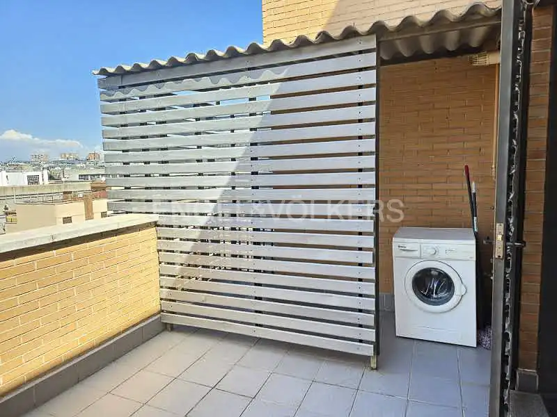 Terrasse von Dachboden zur Miete in Madrid mit Klimaanlage, Heizung und Terrasse
